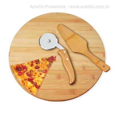 Kit Pizza 3 peças com Tábua 35cm