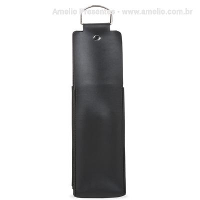 Estojo para vinho em couro sintético Bidins