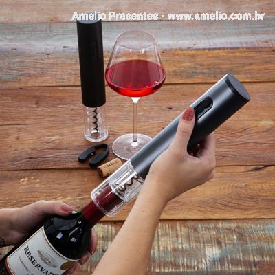 Saca-Rolhas Elétrico Led