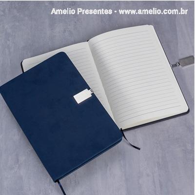 Moleskine com fecho - 21x14cm