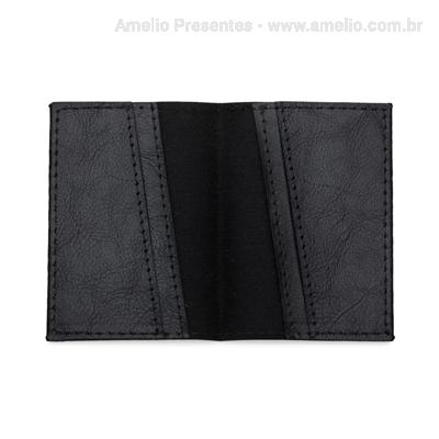 Porta Cartão Couro Sintético