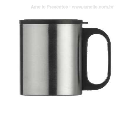 Caneca 180ml Inox