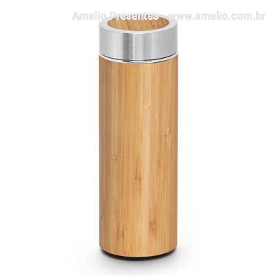Garrafa Térmica Bambu