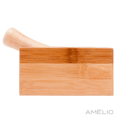 Amassador de Temperos em Bambu Quadrado