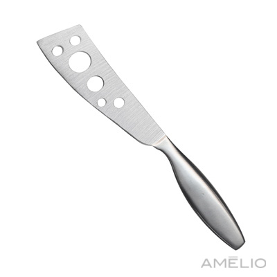Faca para Queijo em Aço Inox Escovado