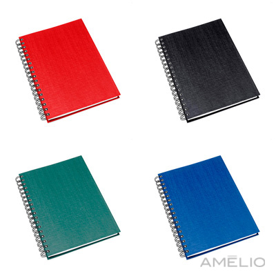 Caderno espiral capa dura