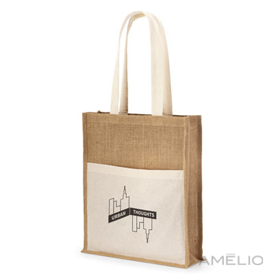 Sacola de Juta e Algodão