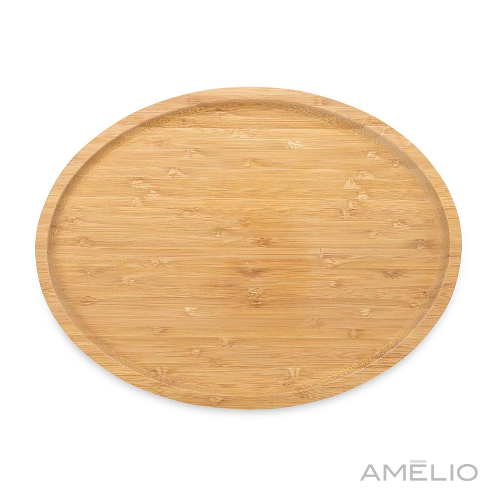 Petisqueira de Bambu Oval 33cm