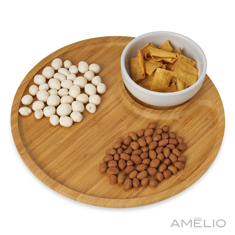 Petisqueira de Bambu com divisória