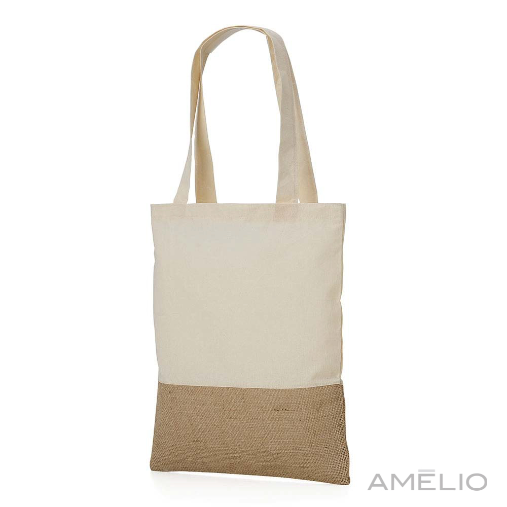 Sacola Ecológica em Algodão e Juta