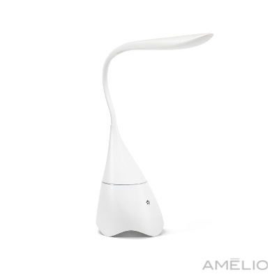 Luminária de mesa com caixa de som
