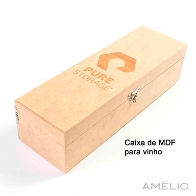 Espumante Brasileiro Lidio Dádivas na caixa de MDF