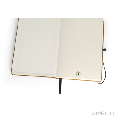 Caderno A5 em couro reciclado