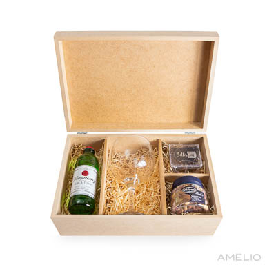 Kit Gin Tonica com taça e aperitivos
