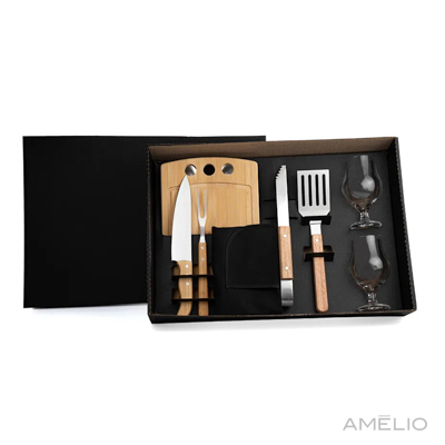 Kit Para Churrasco / Hambúrguer / Cerveja - 10 Pçs