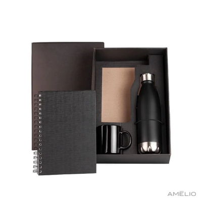 Kit Caderno E Acessórios - 3 Pçs