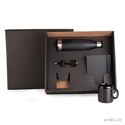 Kit Caderno E Acessórios - 4 Pçs