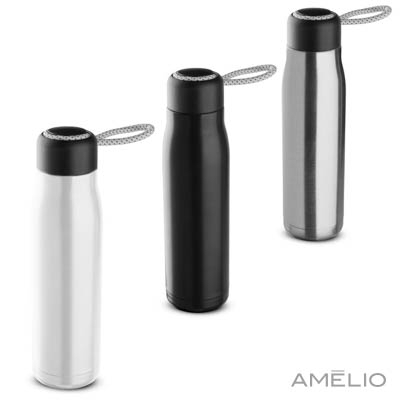 Garrafa térmica aço inox fosca