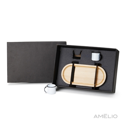 Kit Bandeja E Canecas - 3 Pçs