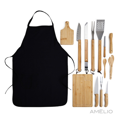 Conj. Para Churrasco E Caipirinha - 14 Pçs