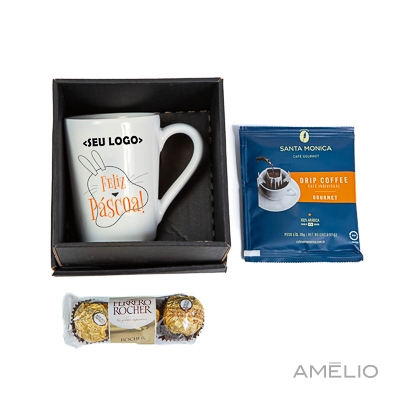 Kit Páscoa café com chocolate