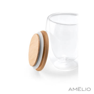 Copo de viagem em vidro 350ml