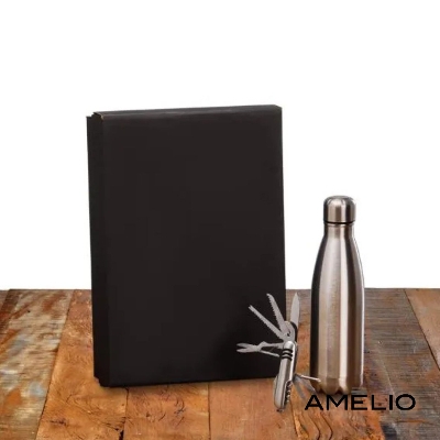 Kit garrafa e canivete - 2 pçs