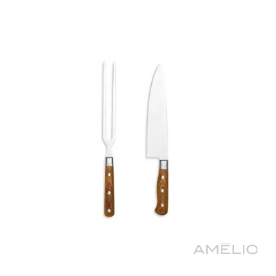 Conjunto premium de faca e garfo