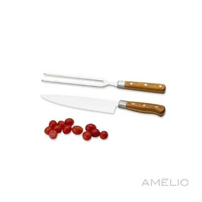 Conjunto premium de faca e garfo