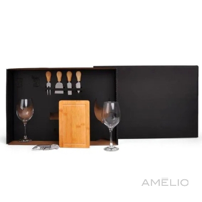 Kit Queijo e Vinho - 8 Pçs