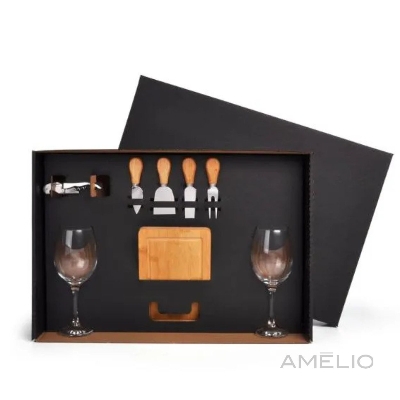 Kit Queijo e Vinho - 8 Pçs