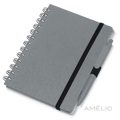 Kit Escritório - Caderno com textura