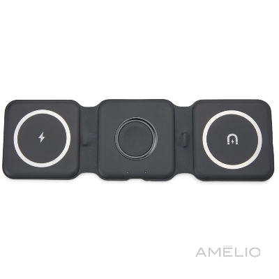 Carregador sem fio magnético triplo para Apple