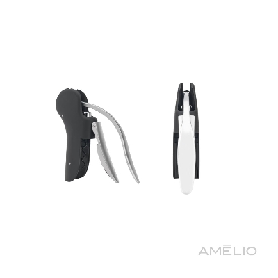 Saca-rolhas com alavanca automática