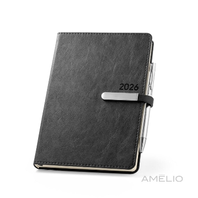 Agenda com fecho magnético