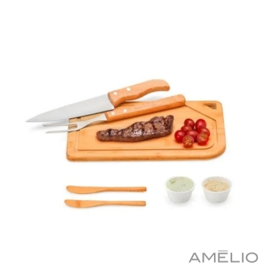 Kit para churrasco - 7 pçs