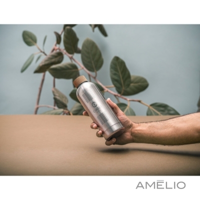 Squeeze em aço inox de 760 mL