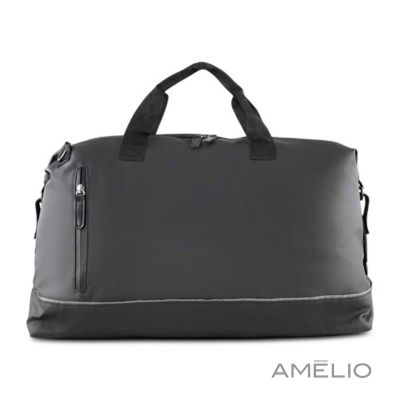 Mala esportiva com faixa refletiva