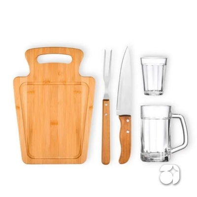 Kit Churrasco e cerveja - 5 Pçs