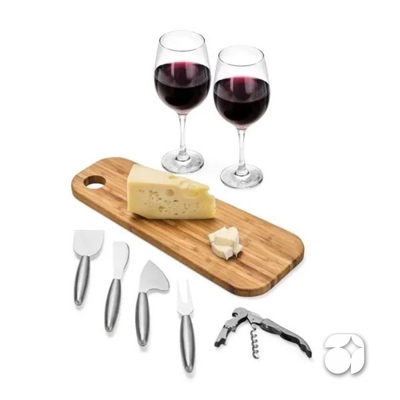 Kit Para Petisco E Vinho - 8 Pçs
