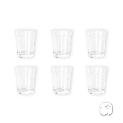 Conj. Copos Americanos Para Dose - 6 Pçs