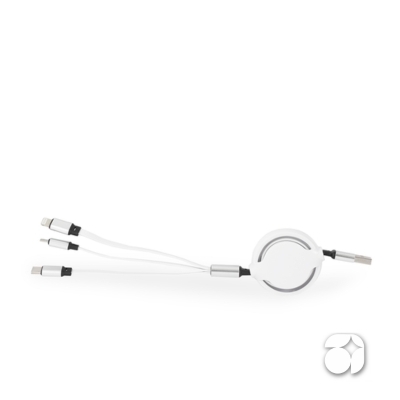 Cabo USB Retrátil 3 em 1