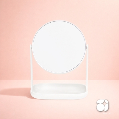 Espelho de mesa redondo